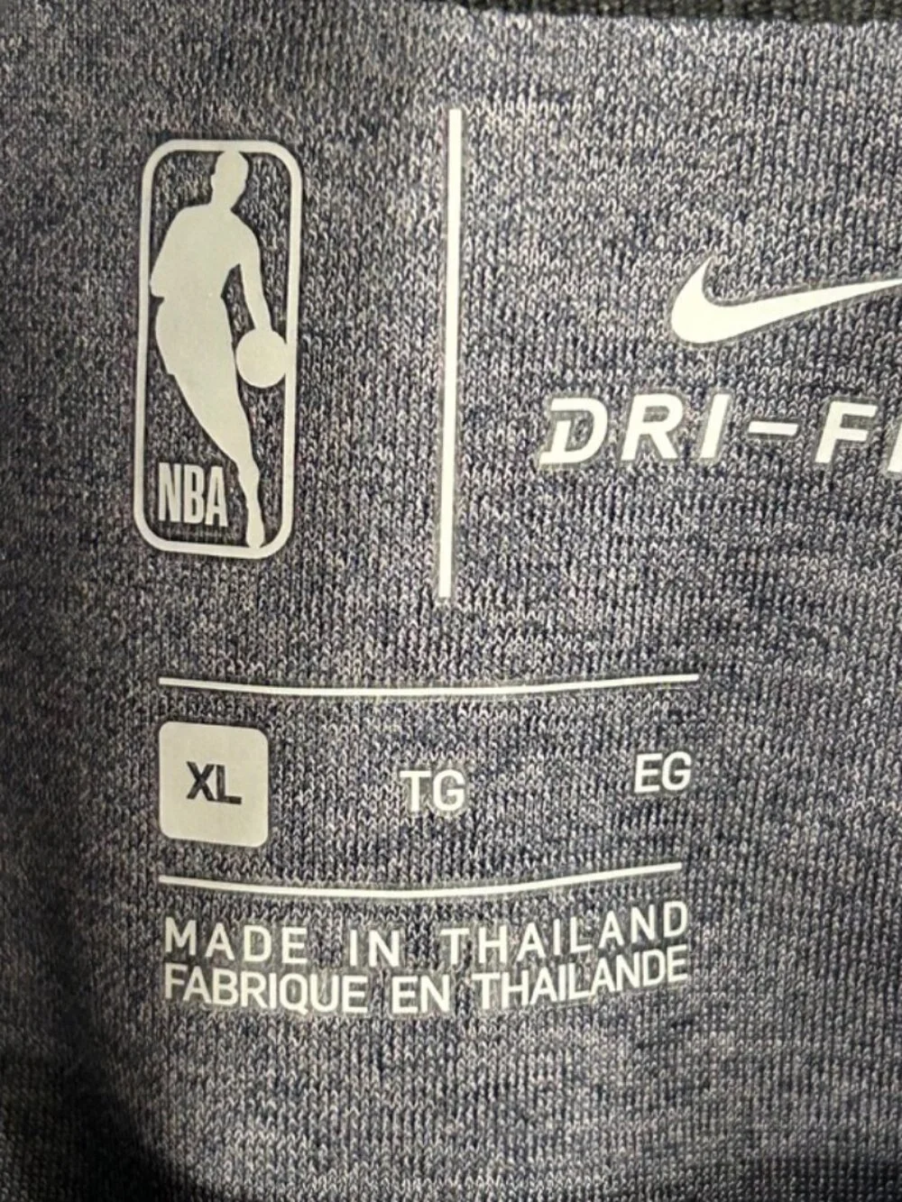 Nike Philadelphia 76ers Zip Up Hoodie XL NBA Dri-FIT Navy Full Zip Jacket